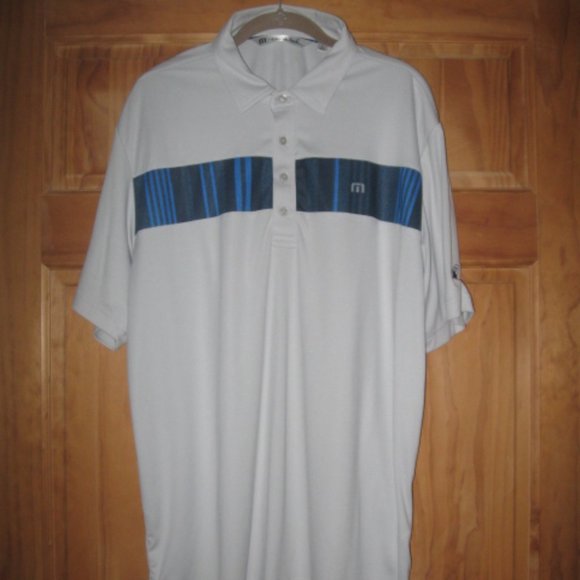 Travis Matthew Off-White Polo Shirt - Picture 1 of 3